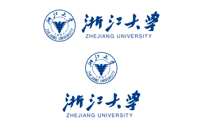 大學(xué)?；障盗?浙江大學(xué)標(biāo)志矢量圖
