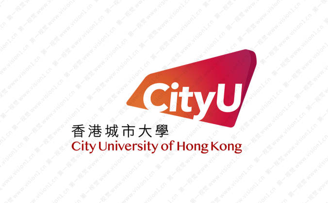 大學(xué)校徽系列：香港城市大學(xué)標(biāo)志矢量圖