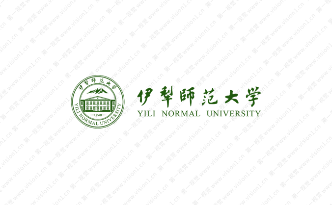 伊犁師范大學(xué)logo標志矢量圖