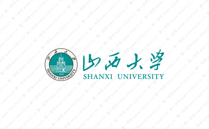 大學(xué)?；障盗? 山西大學(xué)標(biāo)志矢量圖