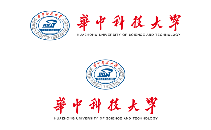 大學(xué)?；障盗?華中科技大學(xué)標(biāo)志矢量圖