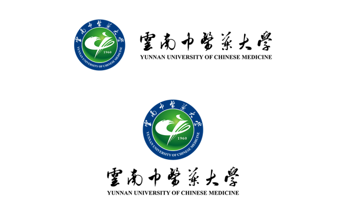 云南中醫(yī)藥大學(xué)logo標志矢量圖