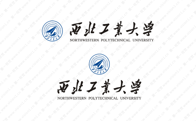 大學(xué)?；障盗?西北工業(yè)大學(xué)標(biāo)志矢量圖