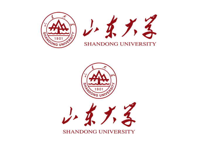 大學(xué)?；障盗?山東大學(xué)標(biāo)志矢量圖